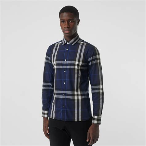 burberry stretch cotton shirts.